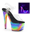 Plateau High Heels ADORE-708GXY - Neon Mehrfarbig