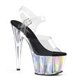 Plateau High Heels ADORE-708HGI - Silber