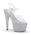 Plateau High Heels ADORE-708HMG - Silber