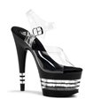 Plateau High Heels ADORE-708LN - Schwarz