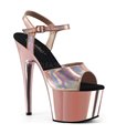 Plateau High Heels ADORE-709HGCH - Rose Gold Chrom