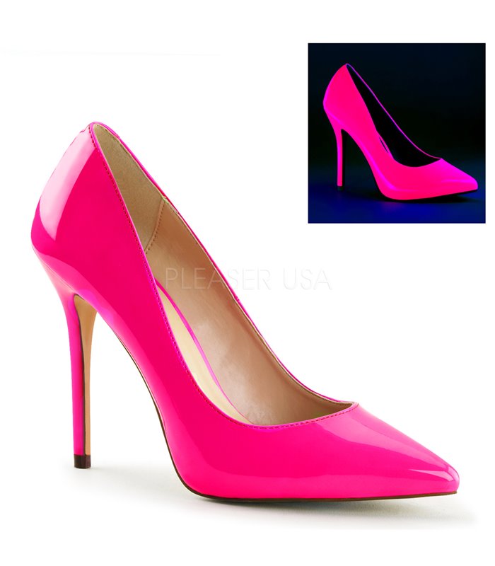 Pumps AMUSE-20 - Lack Neon Fuchsia