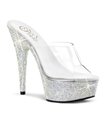 Plateau Pantolette BEJEWELED-601DM - Silber