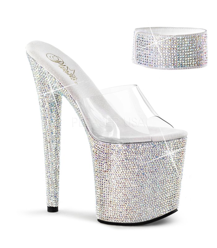 Plateau High Heels BEJEWELED-812RS