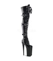 Extrem Plateau Heels BEYOND-3028 - Lack Schwarz