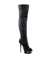 Plateaustiefel BLONDIE-R-3011 - Schwarz