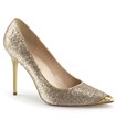 Stiletto Pumps CLASSIQUE-20 - Gold Glitzer