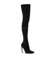 Overknee Stiefel COURTLY-3005 - Nylon Schwarz