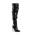 Overknee Stiefel COURTLY-3011 - Schwarz