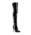 Overknee Stiefel COURTLY-3012 - Lack Schwarz