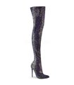 Overknee Stiefel COURTLY-3015 - Schwarz