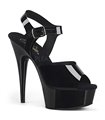 Plateau High Heels DELIGHT-608N - Schwarz