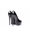 Giaro Galana 1001 Damen Herren Plateau High-Heels schwarz lack