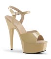 Plateau High Heels DELIGHT-609 - Creme