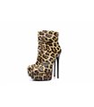 Giaro Galana 1005 Damen Herren Stiefeletten Leopard Muster