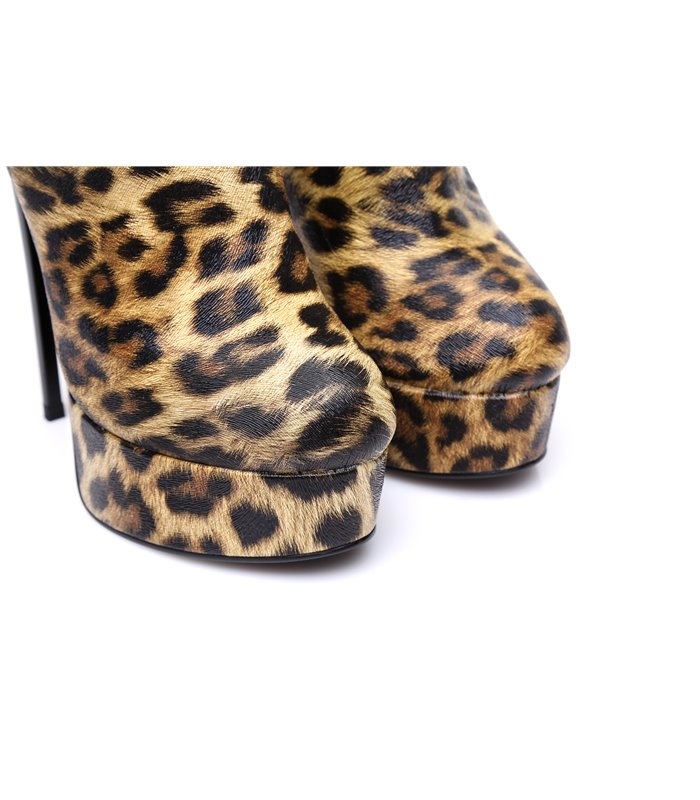 Giaro Galana 1005 Damen Herren Stiefeletten Leopard Muster