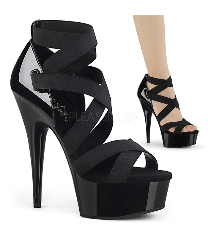 plateau high heels