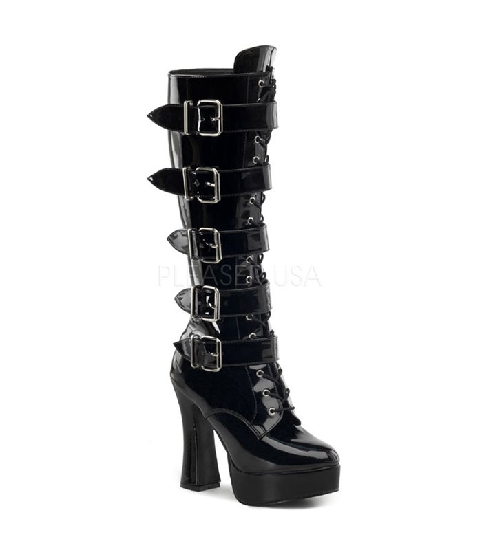 Plateau Stiefel ELECTRA-2042 - Lack Schwarz