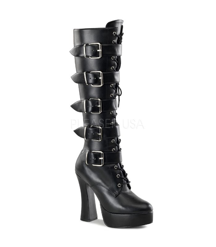 Plateau Stiefel ELECTRA-2042 - PU Schwarz