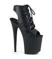 Extrem Plateau Heels FLAMINGO-800-20 - PU Schwarz