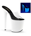Plateau High Heels FLAMINGO-801UV - Neon Weiß