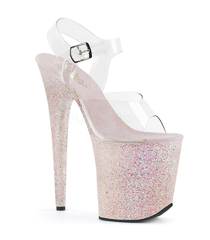 Extrem Plateau Heels FLAMINGO-808LG - Opal Rosa