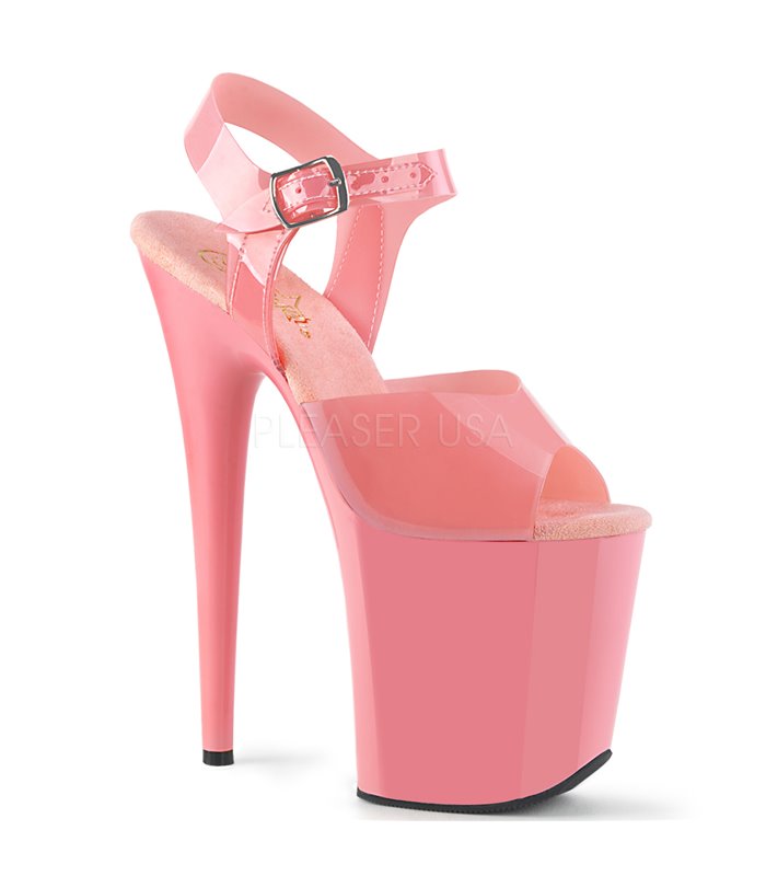 Extrem Plateau Heels FLAMINGO-808N - Baby Pink