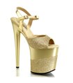 Plateau High Heels FLAMINGO-809-2G - Gold