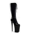 Extrem Plateau Heels INFINITY-2020 - Schwarz