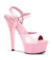 Plateau High Heels KISS-209 - Lack Baby pink