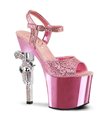 Plateau High Heels REVOLVER-709G - Baby Pink