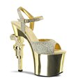 Plateau High Heels REVOLVER-709G - Gold