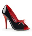 Pumps SEDUCE-216 - Lack  Schwarz/Rot