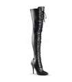 Pleaser Overknee Stiefel SEDUCE-3024 schwarz