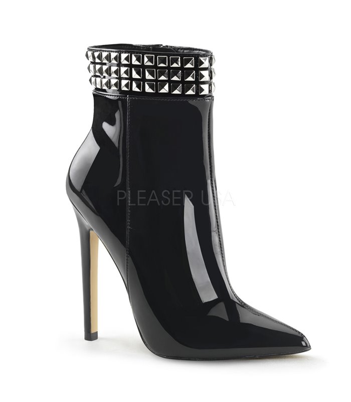 Ankle Boots SEXY-1006 - Lack Schwarz