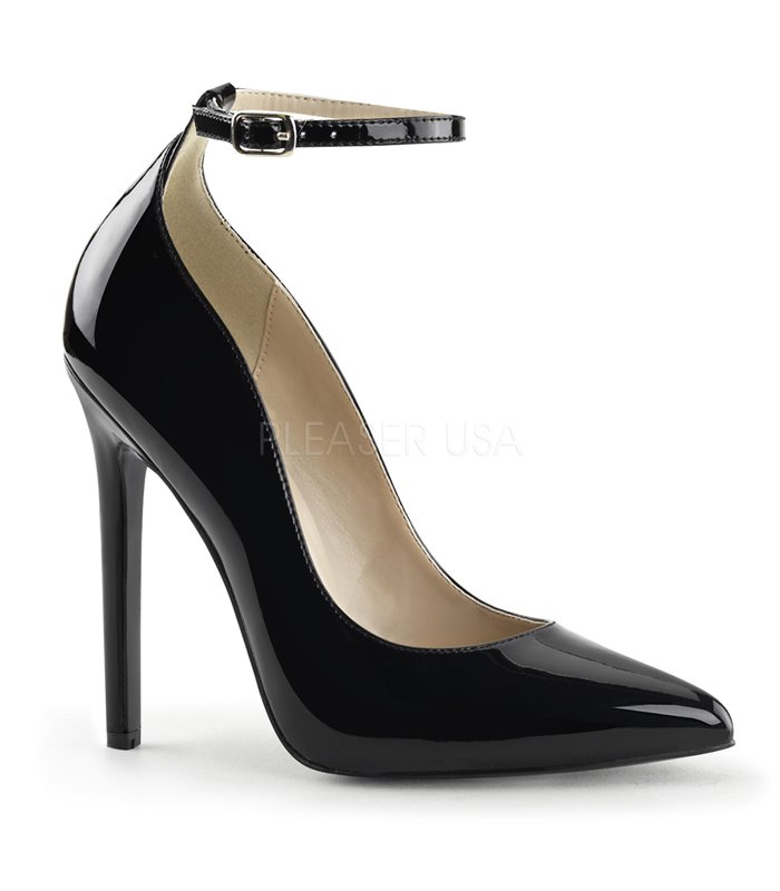 Stiletto Pumps SEXY-23 - Lack schwarz