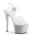 Stiletto High Heels SKY-308MG - Silber