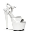 Plateau High Heels SKY-309 - Lack  Weiß