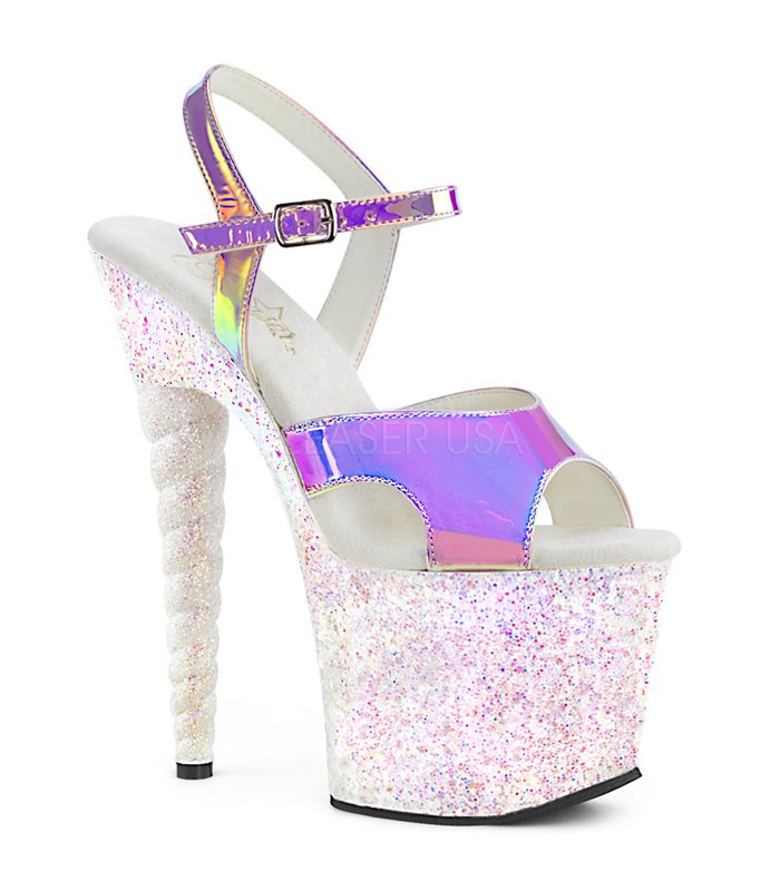 Plateau Sandalette UNICORN-711LG - Opal Rosa