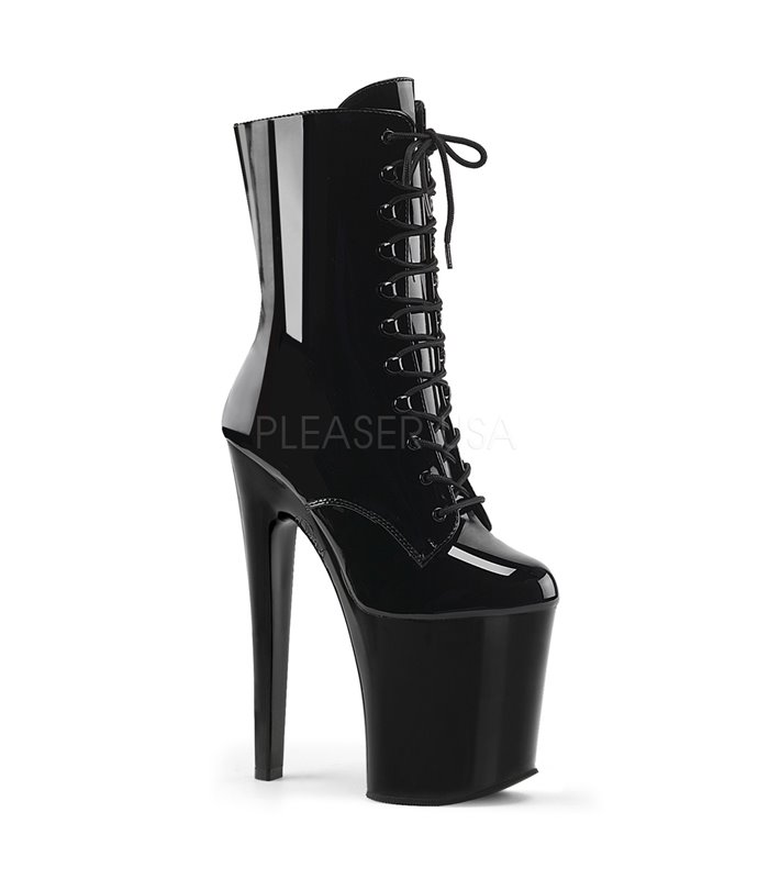 High heels hotsell plateau stiefeletten