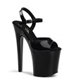 Extrem Heels XTREME-809 - Lack  Schwarz