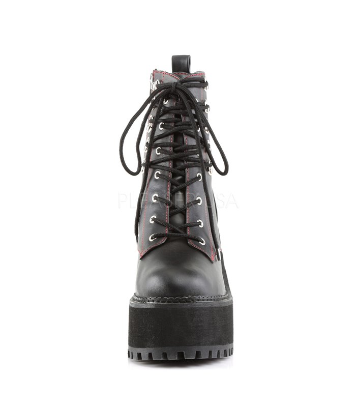 Demonia Plateau Stiefeletten ASSAULT-100 Schwarz