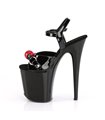 Extrem Plateau Heels FLAMINGO-809GB - Lack Schwarz