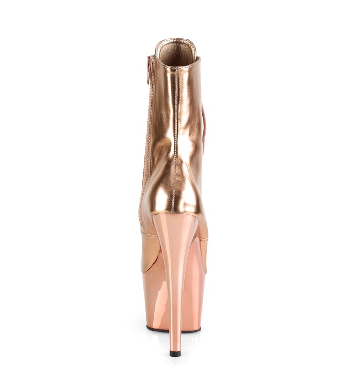 Plateau Stiefelette ADORE-1020 - Rose Gold Metallic