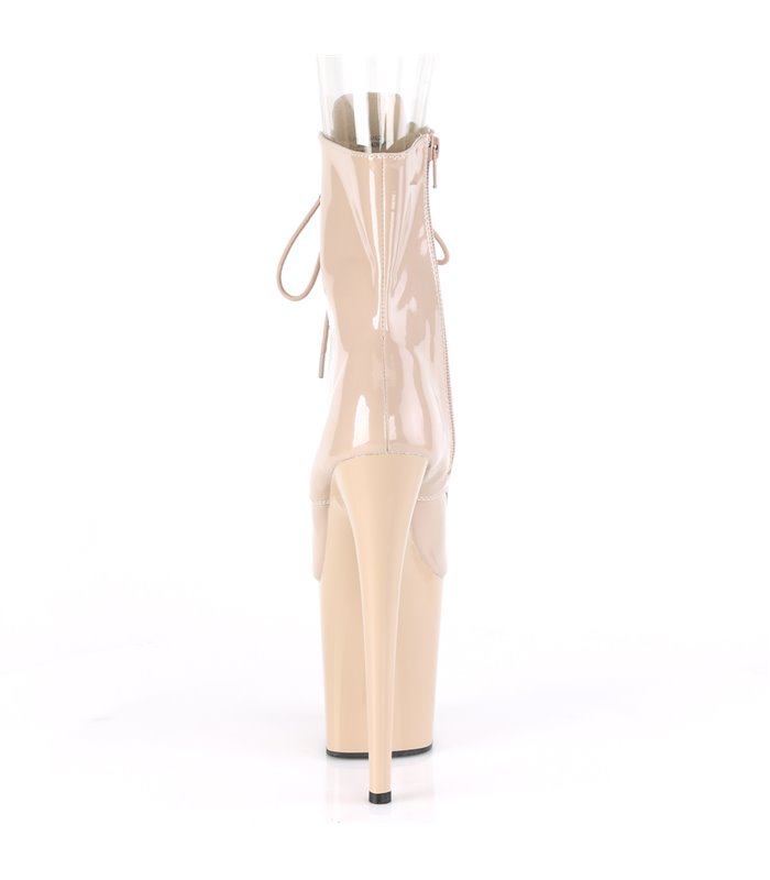 Extrem Plateau Heels FLAMINGO-1021 - Lack Nude