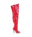 Overknee Stiefel SEDUCE-3000WC (Weitschaftstiefel) - Lack Rot