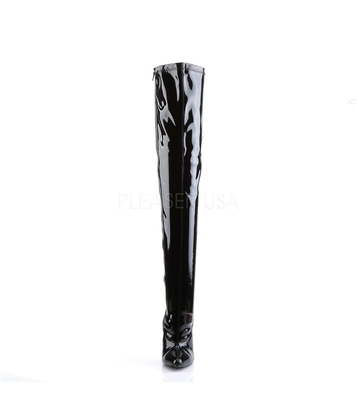 Fetisch Stiefel DAGGER-3000 - Schwarz