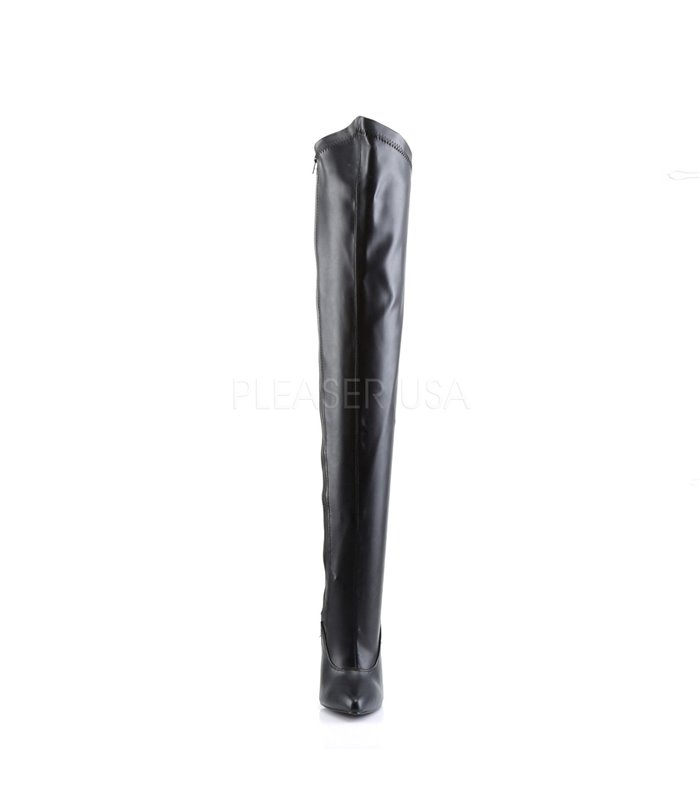 Fetisch Stiefel DAGGER-3060 - PU Schwarz