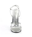 Extrem High Heels DOMINA-108 - Silber