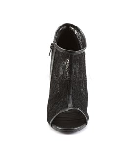 Peep Toe Bootie AMUSE-56 - Schwarz